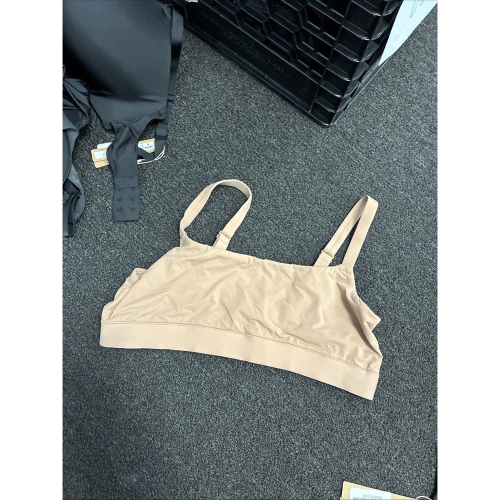 Women's Skims Fits Everybody Scoop Bralette Ochre Size Med New No Tags